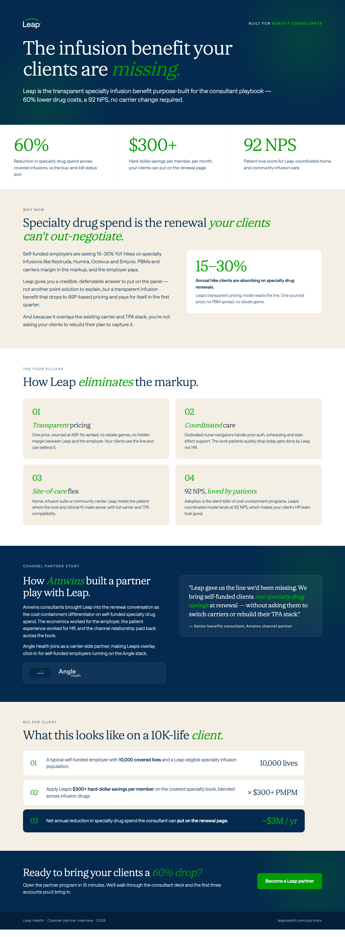 Consultants one-pager